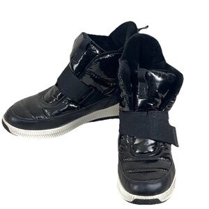 NINE WEST Women's Tracker 3 Ankle Puffer Booties in Black size 11M EVA